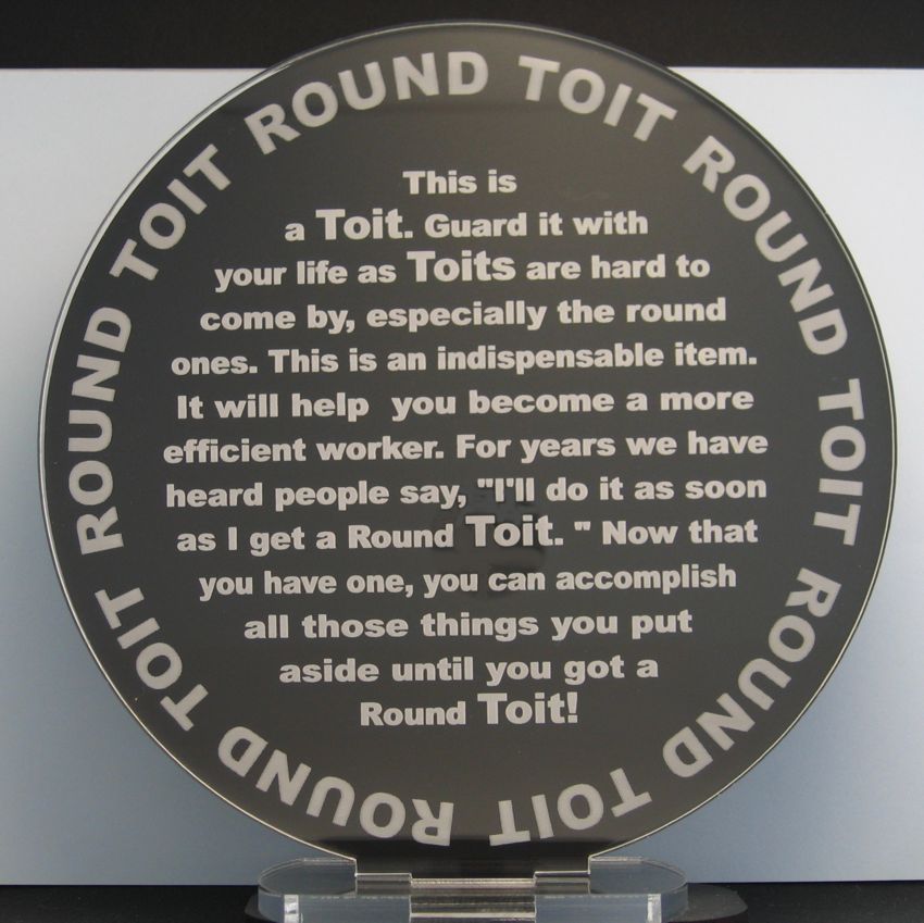 It is a photo of Clean A Round Tuit Printable This is a graphic of Clean A Round Tuit Printable